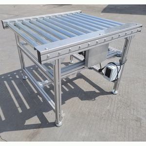 XS310 Çin Üreticisi Özelleştirilebilir Ayarlanabilir Hızlı 1m Paslanmaz Çelik Rulolu Yerçekimi Senkron Kayışlı Rulolu Konveyör Makinesi - Product Image 6