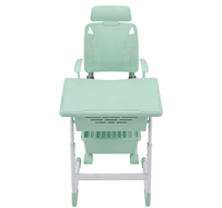 Ensemble complet de chaise et de pupitre pour école primaire Norler, support ergonomique réglable, respectueux de l'environnement, confortable, durable, ignifuge