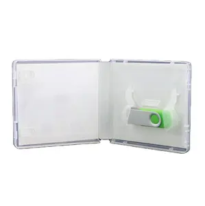 Packaging Storage Plastic PP Memory USB Card Box Shape USB Flash Drive Case