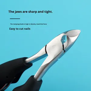 Coupe-ongles spécial en acier au carbone pour ongles incarnés, à double ressort, pour peaux mortes, modèle 708 Bec d'aigle - Product Image 3