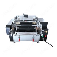 HYT-81100 semi-automatique de table ronde à baril de colle humide froide | Applicateur d'étiquettes de bouteilles rondes