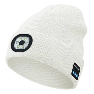 Unisex Bluetooth Beanie Hat Light Drahtlose Kopfhörer Geschenke für Männer Papa - Product Image 3
