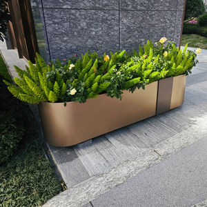 Bac à plantes en métal en gros, jardinières laser thermolaquées, bacs paysagers pour la décoration <span class=keywords><strong>de</strong></span> jardins domestiques et centres commerciaux - Product Image 2