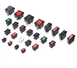 Chất lượng cao kcd3 250V không thấm nước LED chiếu sáng Rocker chuyển 2 vị trí dpdt ON/on đèn màu 3pin - Product Image 2