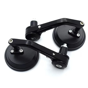 Rétroviseur universel pour guidon de moto de 22 mm de style rétro avec réflecteurs modifiés - Product Image 1