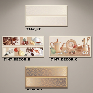 Azulejos de Pared de Cerámica Brillante Vistaar de 300x600 mm, Diseño Floral Brillante de 12x24 Pulgadas para Interiores - Product Image 4