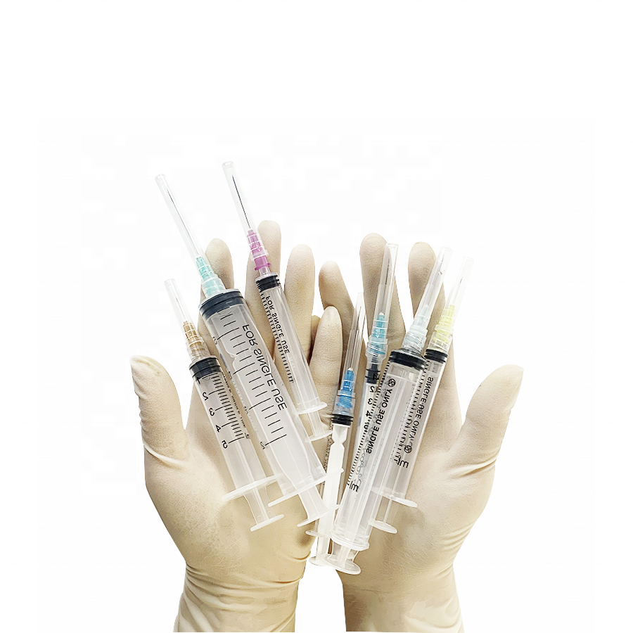 WEGO Medical Consumable Factory Disposable Sterile Hypodermic Syringes with Needle 3ml 5ml 10ml