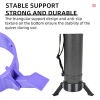 Support de tube à flèches SPG en plastique PETG haute résistance, pliable, pour flèches de tir à l'arc, pour carquois de flèches de arc composé et arc classique