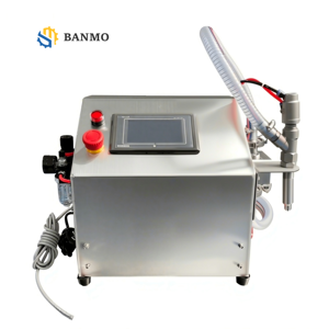 Machine de remplissage automatique de liquides pour boissons, bière, jus, à une seule buse, <span class=keywords><strong>pompe</strong></span> magnétique, bouteille, cœur PLC, capacité réglable - Product Image 1
