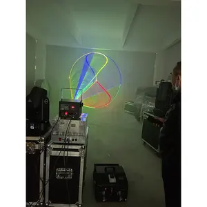 Factory Full Color Animation RGB 3W Indoor Laser Light For Concert Stage Night Club Lazer
