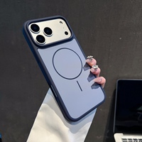Coque de téléphone couleur originale pour IPhone 17 Coque de téléphone en verre électroplaqué magnétique mat Kang Ning 13 ~ 16 secondes à 17 séries