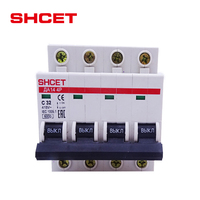 Disjoncteurs miniatures AC MCB 230V/400V 1P 2P 3P 4P 4.5KA 6KA 6A 10A 16A 20A 25A 32A 40A 50A 63A Type C
