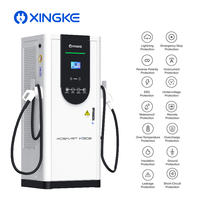Station de recharge pour véhicules électriques commerciaux Xingke 80 kW, 120 kW, 160 kW, chargeur rapide DC pour recharge rapide intelligente des voitures en extérieur