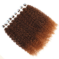 Extensions de cheveux synthétiques de haute qualité, fibre haute température, style vague d'eau, 320g/sac