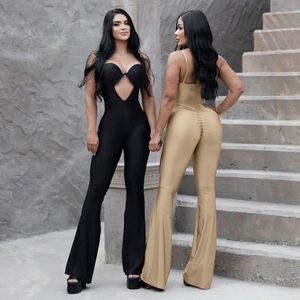 Dropshipping 2025 Summer Women Sports Hollow Jumpsuit - Product Image 5