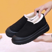 Bottes d'hiver pour hommes, nouvelles, chaudes et confortables, à semelle souple, décontractées, à enfiler, multifonctionnelles, en fourrure