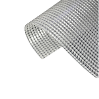 1000DX1000D 350G Bâche en maille PVC transparente Bâche en plastique transparent Rouleau de tissu pour serre jardin