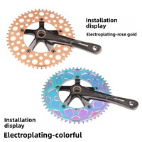 Vélo pliant en alliage d'aluminium BOLANY, mono-pignon 54T 56T pour Dahon