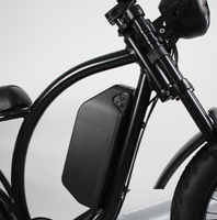 Vélo électrique personnalisé avec assistance électrique, moteur de moyeu arrière 48V 20 pouces, pneus larges au lithium, pour la neige, le sable et les terrains accidentés, longue autonomie de la batterie