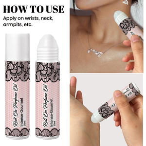 Personalizado 30ml de larga duración Eau De Parfum lechoso vainilla frambuesa Gourmand fragancia rodillo Roll-on ACEITE DE Perfume - Product Image 4