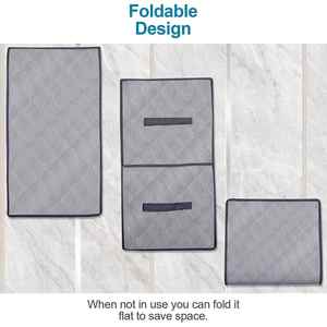 Under <strong>Bed</strong> Storage <strong>Bag</strong>, Underbed Clothes Organizer, Storage <strong>Bag</strong> Organizer With Clear Window and Reinforced Handles - Product Image 4