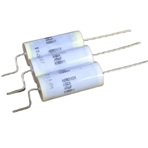 AEROVOX <span class=keywords><strong>AREK</strong></span> 0,47 UF 200V Cobre grueso Pin Película de estaño Condensador de acoplamiento de audio 13*32MM - Product Image 1