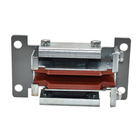 FUYIDE FYD-847R Patin de guidage de contrepoids d'ascenseur industriel, rail auxiliaire, pièces de rechange pour ascenseur, revêtement métallique en polymère de haute qualité 15x14x13CM