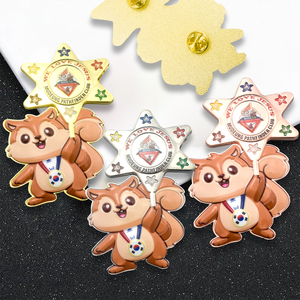 Sıcak satmak iyi 3D gümüş altın bakır bitmiş Pathfinder İsa çinko alaşım rozeti <span class=keywords><strong>Pin</strong></span> yumuşak mineli yaka rozeti - Product Image 5