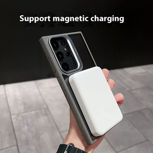 Funda de Lujo para Móvil con Protector de Cámara, Soporte Magnético y Anillo para Samsung Galaxy S26 Ultra S25 24 <span class=keywords><strong>23</strong></span> - Product Image 3