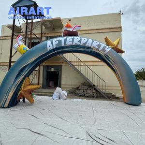 قوس كرتوني قابل للنفخ بعرض 9 أمتار بتصميم جديد لتزيين حفلات الأطفال والأنشطة المدرسية والمسرحية - Product Image 3