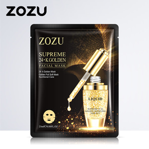<span class=keywords><strong>Masque</strong></span> facial en feuille souple ZOZU <span class=keywords><strong>Supreme</strong></span> 24K Golden Vitamin C Crystal 25ml, <span class=keywords><strong>masque</strong></span> hydratant en profondeur, nourrissant, anti-âge, avec feuille d'or - Product Image 1