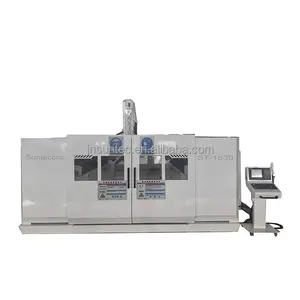 Suntec 1500x3000mm tugas berat 4 sumbu 5 sumbu batu kayu EPS PVC papan busa pemotong 3D ukiran mesin Router CNC dengan kepala ayunan