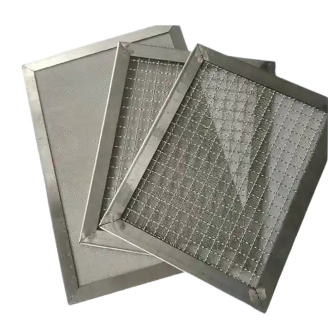 304 Stainless Steel Angle Mesh Filter Wire Weaving Panel for Atmospheric Vacuum Breaker