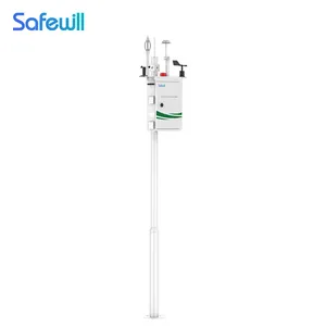 SAFEWILL ES80A-Y8 PM 2.5 PM10 Industrial Online Noise Dust Environmental Monitoring Equipment System 4G LTE 12 Months CN GUA 1PC