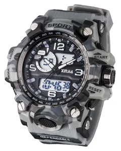 Relojes de pulsera Xinjia Reloj digital de marca privada Relojes inteligentes multifunción Hombres