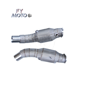 Pour ALFA Romeo Giulia 2.9T tuyau de descente d'échappement avec bouclier thermique - Product Image 2