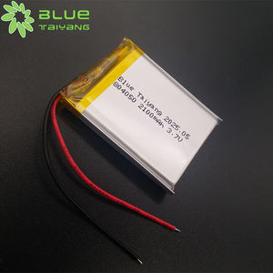 סוללת פולימר יון <span class=keywords><strong>li</strong></span> עם pcb ומחבר 804050 <span class=keywords><strong>2100mah</strong></span> 3.7v 7.77wh recharaclipo 2000 סוללות ליתיום נטענות lipo - Product Image 1