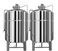 Réservoir pasteurisateur de lait 500L réservoir de mélange de chauffage/refroidissement avec agitateur de cadre/ancre
