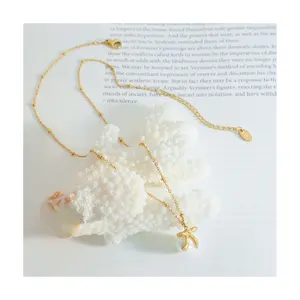2024 perle et nœud collier nœud papillon pendentif collier délicat or nœud collier acier inoxydable pour les femmes