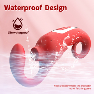 Gelance 2 في 1 TPE تدليك هزاز G-Spot دسار مع ميزات لعق الربت مص لاستمناء الإناث - Product Image 5