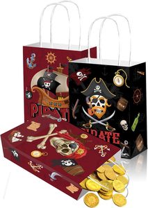 Lot <span class=keywords><strong>de</strong></span> 12 sacs cadeaux pirates, sacs <span class=keywords><strong>de</strong></span> fête, petits sacs <span class=keywords><strong>de</strong></span> friandises, sacs <span class=keywords><strong>de</strong></span> bonbons, sacs <span class=keywords><strong>de</strong></span> gâteries pour garçons, anniversaire, baby shower, Halloween - Product Image 4
