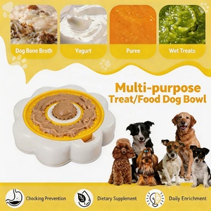 AFP Anxiety Relief Dog Licking Bowl With Suction Cup Rotating Stainless Steel Ball <strong>Pet</strong> Lick Bowl Slow Feeder For Dogs &amp; Cats - Product Image 6