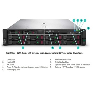 <span class=keywords><strong>P19718</strong></span>-<span class=keywords><strong>B21</strong></span> serveur HPE ProLiant DL380 Gen10 12LFF CTO - Product Image 2