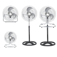 Ventilateur sur pied portable commercial populaire, ventilateur de sol, ventilateur de sol industriel de 18 pouces, ventilateur de sol à pulvérisation pour garage