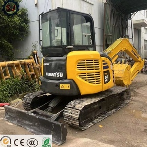 Mini-excavatrice Komatsu PC50MR d'occasion, 5 tonnes, petite, avec pompe hydraulique haute performance, rotation zéro, à vendre - Product Image 2