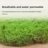 Gazon artificiel marron imitation mousse pour extérieur, plante verte bonsai, ornements décoratifs de paysage, micro-aménagement paysager Chine