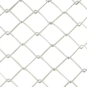 3.0mm - 4.0mm nhúng nóng mạ kẽm Chuỗi liên kết hàng rào kim cương dây lưới hàng rào PVC tráng 6ft chiều cao
