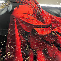 Décoration murale moderne de luxe en cristal et diamant, peinture murale avec motif de chevalier vêtu de rouge, tailles personnalisées disponibles