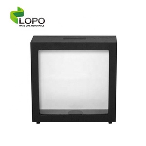 Mới Tùy Chỉnh Bóng Ngân Hàng Hộp Khung Gỗ Hộp Tiền Cho Thuốc Nhuộm Thăng Hoa - Product Image 1