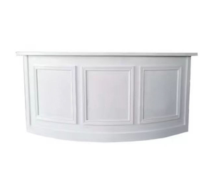 Mesa de Bar Circular Grande para Aluguel, Balcão de Madeira de Bétula Pintada para Eventos ao Ar Livre - Product Image 2